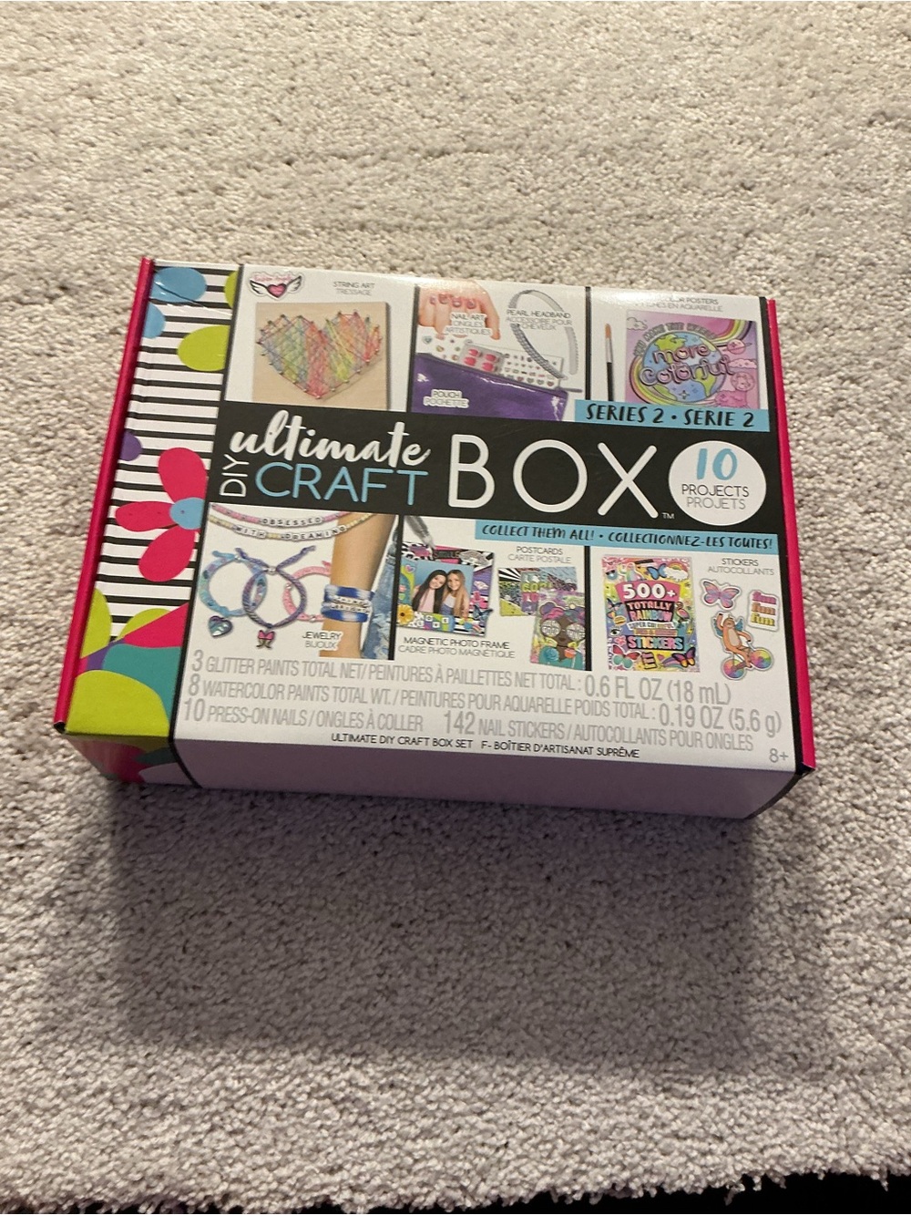 Source Unknown Ultimate DIY Craft Box - Pink, Black, White, Green, Blue